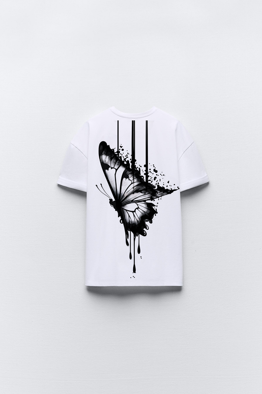 Fiercing Butterfly Oversized T-Shirt